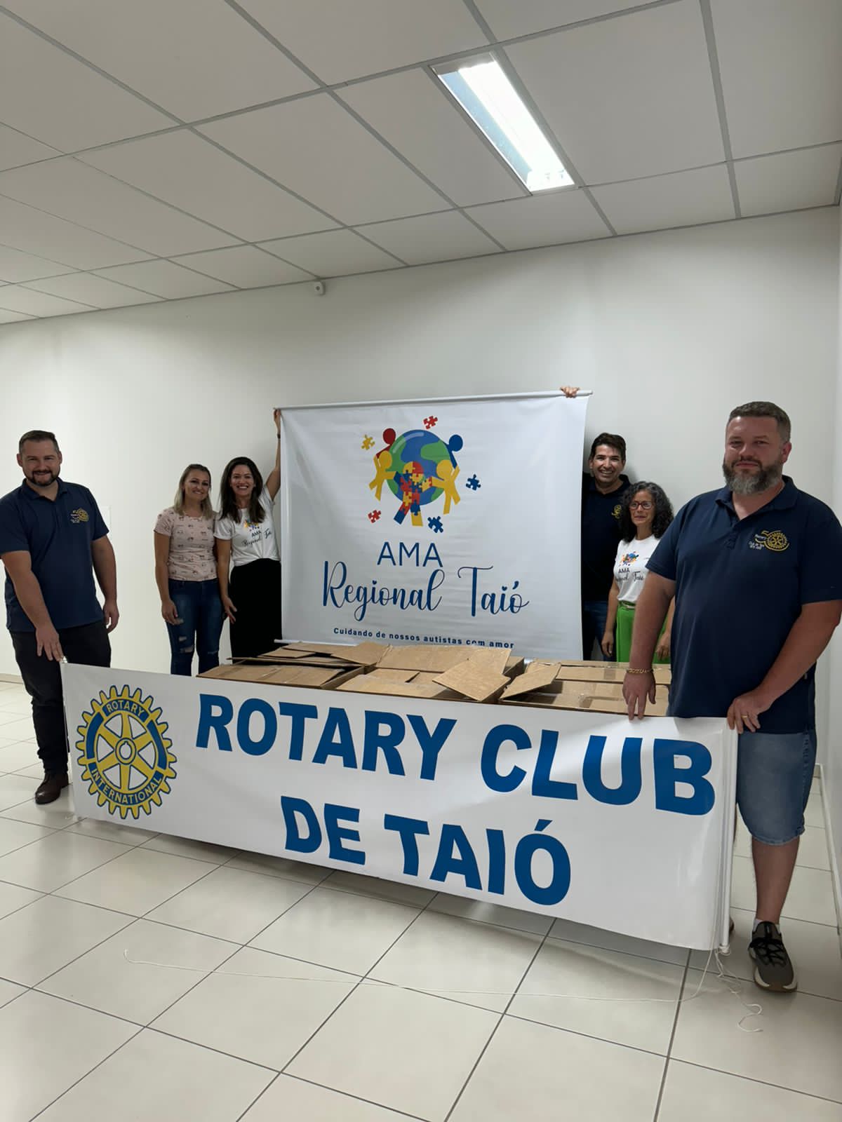 Rotary Club de Taió promove doação para projeto AMA