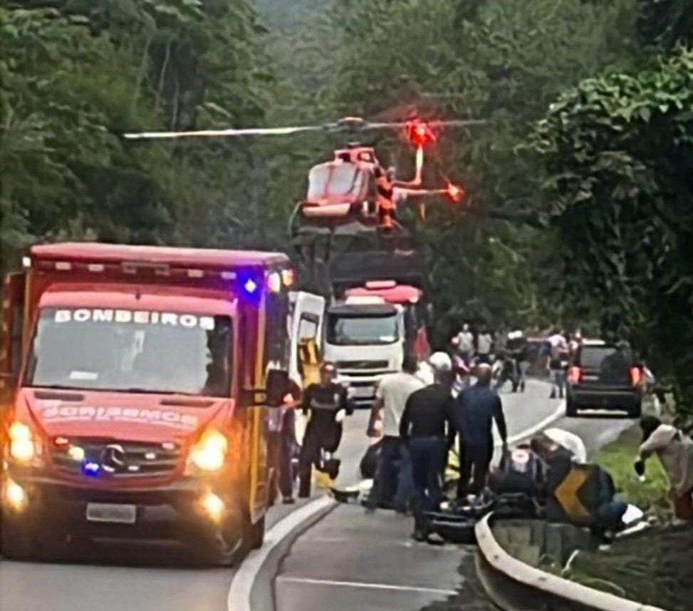 Gravíssimo acidente é registrado na BR-470, em Ibirama