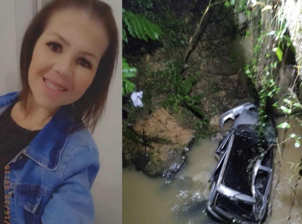 Identificada mulher que morreu após carro cair no rio, em Petrolândia