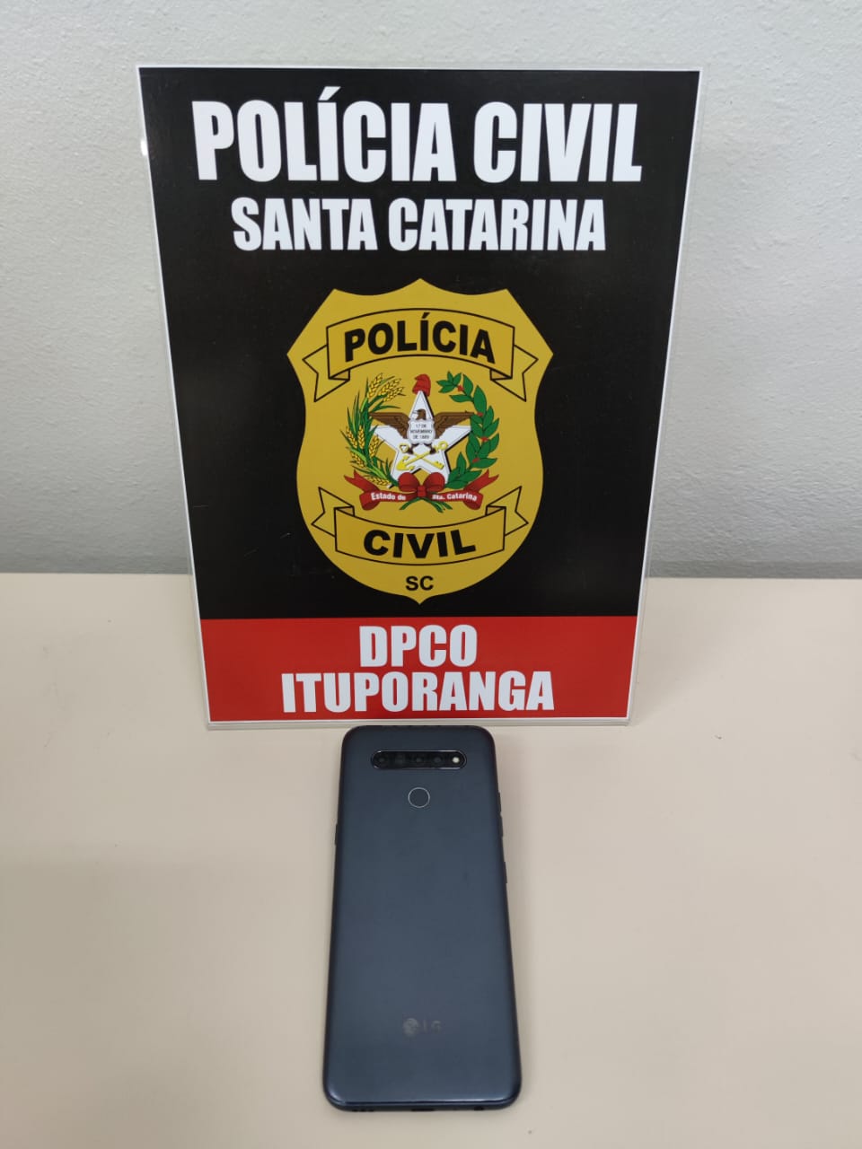 Polícia Civil recupera smartphone furtado em Ituporanga