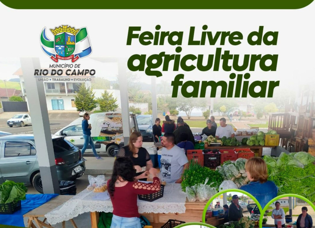Feira da Agricultura Familiar foi realizada em Rio do Campo
